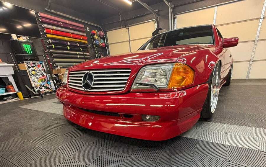 MR129 - R129 Mercedes Type - A Front Lip for Facelift Sport